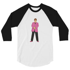 Elton John 3/4 Sleeve Raglan Shirt