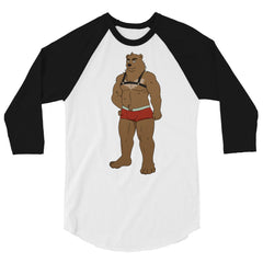 Gay Bear 3/4 Sleeve Raglan Shirt