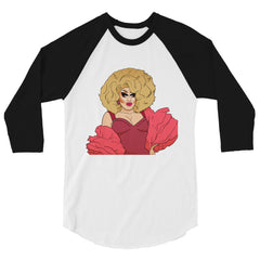 Sassy Trixie Mattel 3/4 Sleeve Raglan Shirt