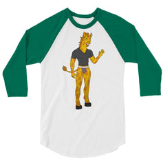 Gay Giraffe 3/4 Sleeve Raglan Shirt