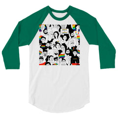 LGBT Pride 3/4 Sleeve Raglan Shirt