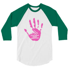 Stop Your Inner Saboteur 3/4 Sleeve Raglan Shirt