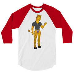 Gay Giraffe 3/4 Sleeve Raglan Shirt