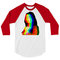 Pray The Gay To Stay 3/4 Sleeve Raglan Shirt