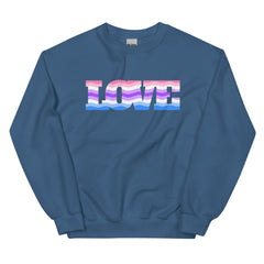 Alternative Genderfluid Love Unisex Sweatshirt