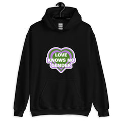 Love Knows No Gender Genderqueer Unisex Hoodie