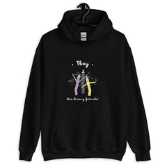 They Non-Binary Friends Unisex Hoodie