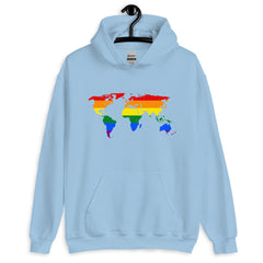 Gay Map Unisex Hoodie