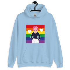 Queer Love Is Love Is Love Unisex Hoodie
