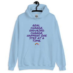 Real Change, Enduring Change Unisex Hoodie