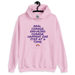 Real Change, Enduring Change Unisex Hoodie