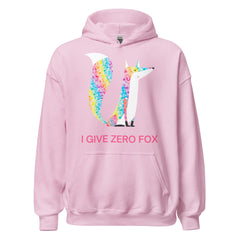 I Give Zero Fox Glitter Unisex Hoodie