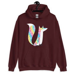 Glitter Fox Unisex Hoodie