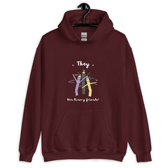 They Non-Binary Friends Unisex Hoodie