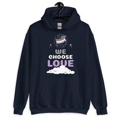 Asexual We Choose Love Unisex Hoodie