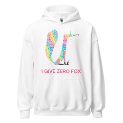 I Give Zero Fox Glitter Unisex Hoodie