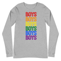 Boys Boys Boys Unisex Long Sleeve T-Shirt