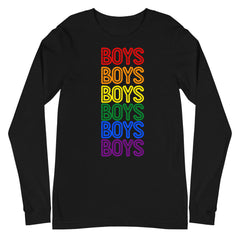 Boys Boys Boys Unisex Long Sleeve T-Shirt