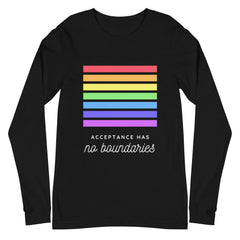Acceptance Has No Boundaries Unisex Long Sleeve T-Shirt