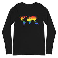 Gay Map Unisex Long Sleeve T-Shirt