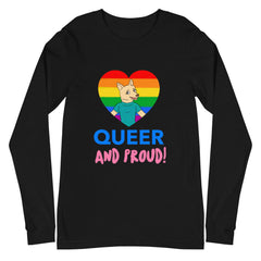Queer And Proud Unisex Long Sleeve T-Shirt