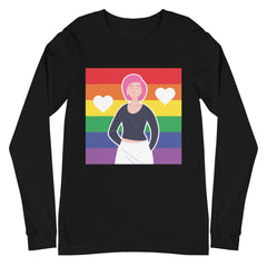 Queer Love Is Love Is Love Unisex Long Sleeve T-Shirt