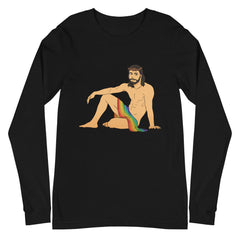 Sexy Gay Jesus Unisex Long Sleeve T-Shirt