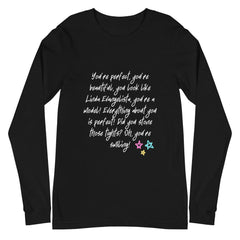 You Look Like Linda Evangelista Unisex Long Sleeve T-Shirt