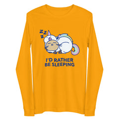 I'd Rather Be Sleeping Unisex Long Sleeve Tee