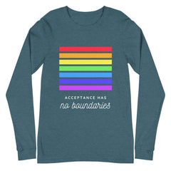 Acceptance Has No Boundaries Unisex Long Sleeve T-Shirt