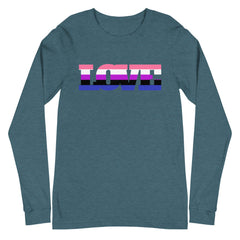 Genderfluid Love Unisex Long Sleeve T-Shirt