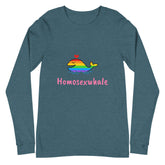 Homosexwhale Unisex Long Sleeve T-Shirt