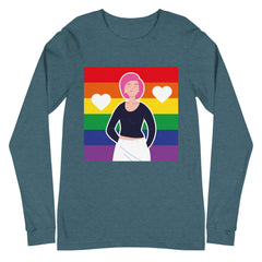 Queer Love Is Love Is Love Unisex Long Sleeve T-Shirt