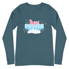 Stand Proud Trans Power Unisex Long Sleeve T-Shirt