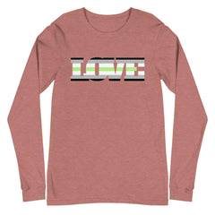 Agender Love Unisex Long Sleeve T-Shirt