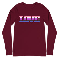 Genderfluid Love Unisex Long Sleeve T-Shirt