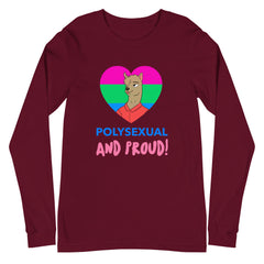 Polysexual And Proud Unisex Long Sleeve T-Shirt