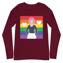 Queer Love Is Love Is Love Unisex Long Sleeve T-Shirt