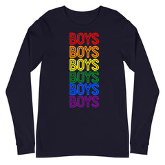 Boys Boys Boys Unisex Long Sleeve T-Shirt