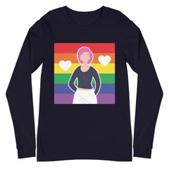 Queer Love Is Love Is Love Unisex Long Sleeve T-Shirt