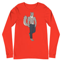 Gay Wolf Unisex Long Sleeve T-Shirt