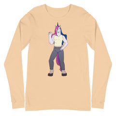Bisexual Unicorn Unisex Long Sleeve T-Shirt