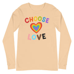 Choose Love Unisex Long Sleeve T-Shirt