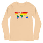 Gay Map Unisex Long Sleeve T-Shirt