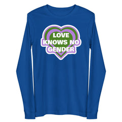 Love Knows No Gender Unisex Long Sleeve Tee