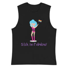 Bitch I'm Fabulous! Drag Queen Muscle Top