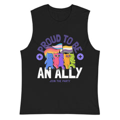 Proud To Be An Ally Muscle Top
