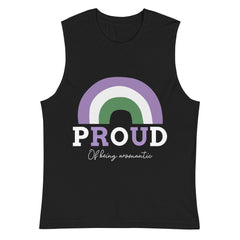 Proud Of Being Aromantic Muscle Top