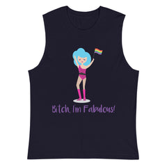 Bitch I'm Fabulous! Drag Queen Muscle Top