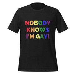 Nobody Knows I'm Gay! T-Shirt